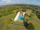 Great Horse Farm Near Nashville with Hilltop Home Log Cabin Guest House